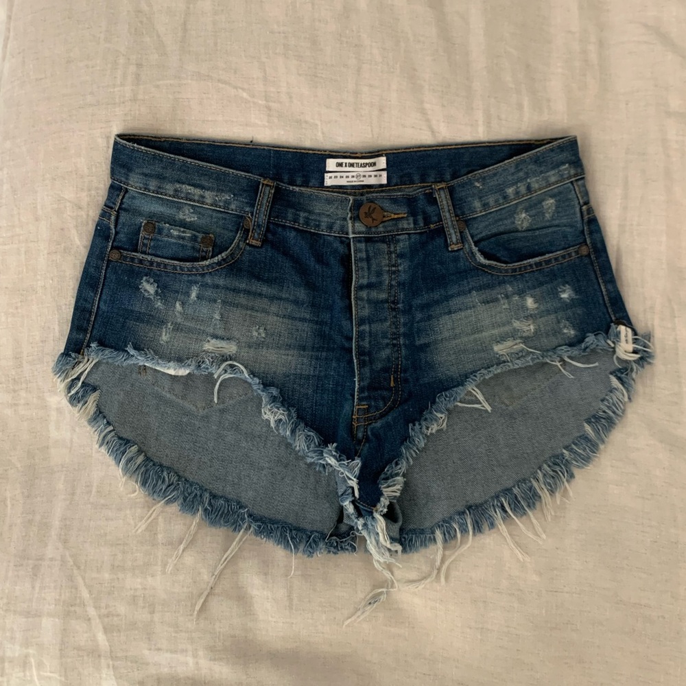 ONE TEASPOON JEAN SHORTS